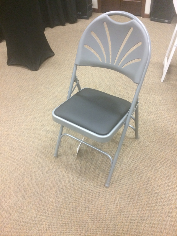 Grey Padded Meeting Chair